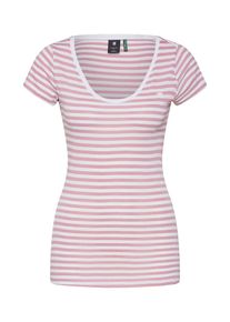 G-Star Raw, Damen Shirt, Altrosa / Weiß
