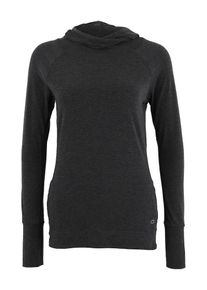 GAP, Damen Langarmshirt mit Kapuze, Dunkelgrau