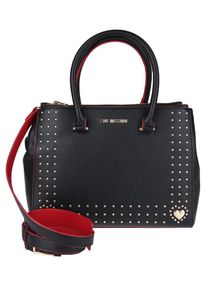 Love Moschino, Damen Henkeltasche 'Borsa Smooth', Schwarz