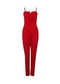 Wal G., Damen Jumpsuit mit Bustier, Rot