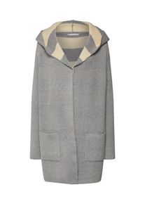 BETTY & CO Betty & Co, Damen Cardigan, Creme / Silbergrau
