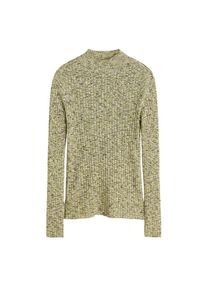Mango, Damen Pullover 'Amazona', Khaki / Grünmeliert