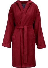 Tommy Hilfiger, Herren Bademantel, Blau / Bordeaux