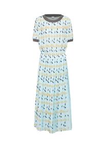 BOSS, Damen Kleid 'Celaria', Türkis / Apfel