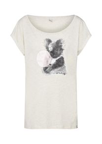 Iriedaily, Damen Shirt 'Koala Bubble', Grau / Rosa / Offwhite