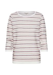 Tom Tailor Denim, Damen Sweatshirt, Mischfarben / Weiß
