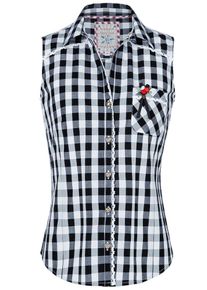 Stockerpoint, Damen Bluse 'Dalia', Schwarz / Wei&szlig;