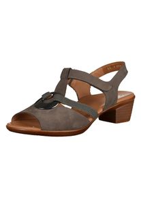 Ara, Damen Sandalen, Mokka / Dunkelgrau