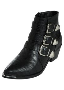 Pieces, Damen Stiefeletten, Schwarz
