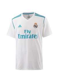 adidas Performance, Herren Trikot 'Real Madrid Home 2017/2018', Petrol / Wei&szlig;
