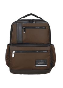 Samsonite, Damen Openroad Business Rucksack Leder 42 cm Laptopfach, Braun / Schwarz