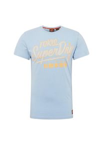 Superdry, Herren Shirt 'Ticket Type Pastel', Blau