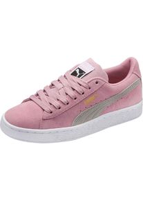 Puma, Damen Sneaker 'Suede Classic Jr', Grau / Pink / Wei&szlig;