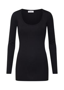 Modstr&ouml;m Modstr&ouml;m, Damen Langarmshirt aus Baumwoll-Modalmix 'Turbo', Schwarz