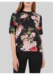 Y.A.S, Damen Bluse, Mischfarben / Schwarz