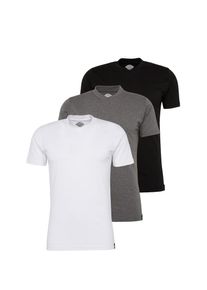 Dickies, Herren Shirt 'V-Neck MC TSht Pk', Grau / Schwarz / Wei&szlig;