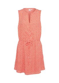 GAP, Damen Kurzes Kleid, Rot / Weiß