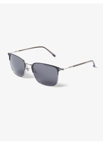 Tom Tailor, Herren Sonnenbrille, Silbergrau / Schwarz