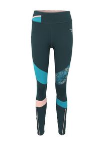 Diadora, Damen Leggings, Petrol
