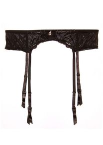 Lascana, Damen Strumpfg&uuml;rtel, Schwarz