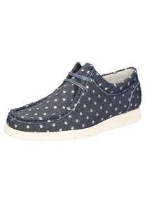 Sioux, Damen Mokassin 'Grash-D172-29', Taubenblau / Wei&szlig;