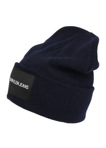 Calvin Klein Jeans, Damen M&uuml;tze 'J Calvin Klein Jeans BEANIE M', Kobaltblau