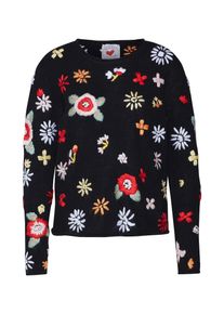 FROG BOX Frogbox, Damen Pullover, Mischfarben / Schwarz