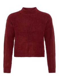 name it, M&auml;dchen Strickpullover, Dunkelrot