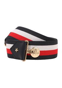 Tommy Hilfiger, Damen Gürtel 'CHIC WAIST BELT 4.0', Navy / Rot / Weiß