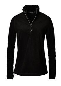 Code-Zero, Damen Jacke 'Wavesom' Half-Zip Fleece, Schwarz