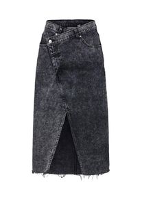Cheap Monday, Damen Rock 'Tilt Skirt', Black Denim