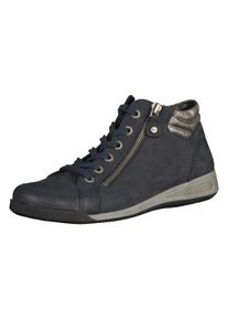 Ara, Damen Sneaker, Dunkelblau / Grau / Silber