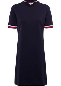 Tommy Hilfiger, Damen Kleid 'Thea', Nachtblau / Rot / Weiß