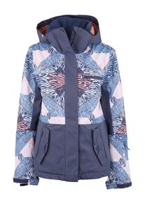 Roxy, Damen Jacke 'Jetty Block', Rauchblau / Taubenblau / Ros&eacute; / Wei&szlig;