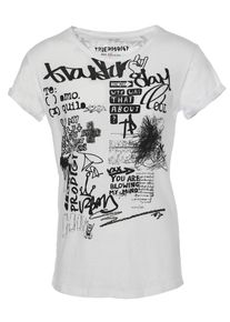 Trueprodigy, Herren T-Shirt 'One Way', Schwarz / Wei&szlig;