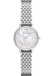 Emporio Armani, Damen Quarzuhr 'AR2511', Silber / Weiß