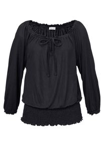 Lascana, Damen Carshirt, Schwarz