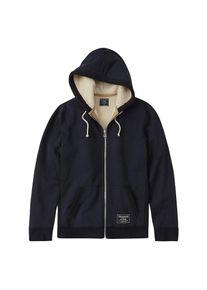 Abercrombie & Fitch Abercrombie & Fitch, Herren Sweatjacke 'MIN MKTD SHERPA FULLZIP 2+2', Navy