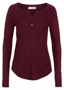 AJC, Damen Langarmshirt, Bordeaux