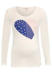 Esprit Maternity, Damen T-shirt, Blau / Hellpink / Weiß