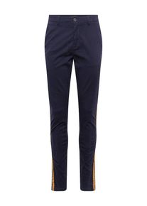 New Look, Herren Hosen 'RPASO 06.04.18 NAVY SIDE STRIPE', Navy / Orange