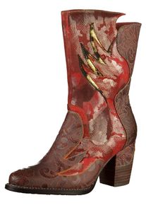 Laura Vita, Damen Stiefel, Gold / Rot