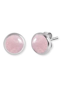 Engelsrufer, Damen Ohrstecker 'ERE-RQ-ST', Rosa / Silber