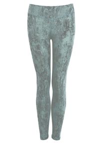 Jaya, Damen Leggings 'Sumatra', Grau / Jade