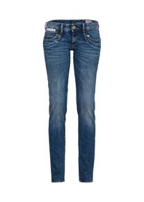 Herrlicher, Damen Jeans 'Piper Slim Denim Comfort', Blue Denim