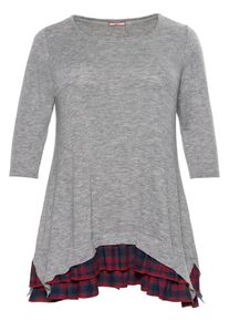 Joe Browns, Damen Rundhalspullover, Blau / Grau / Rot