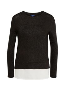 Tom Tailor, Damen T-Shirt, Schwarz / Weiß