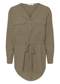 Pieces, Damen Hemd, Khaki