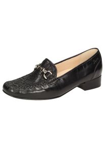 Sioux, Damen Slipper 'Aiglina-700', Schwarz / Silber