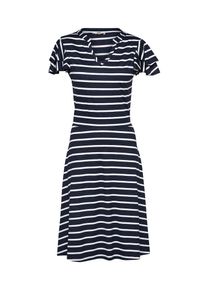 Esprit, Damen Kleid, Navy / Weiß